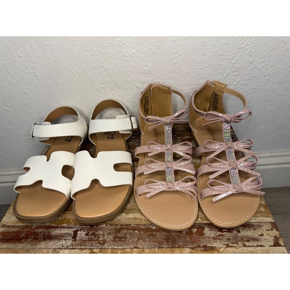 Art Class & Self-Esteem Lot of 2 Girls‎ Size 4 Sandals